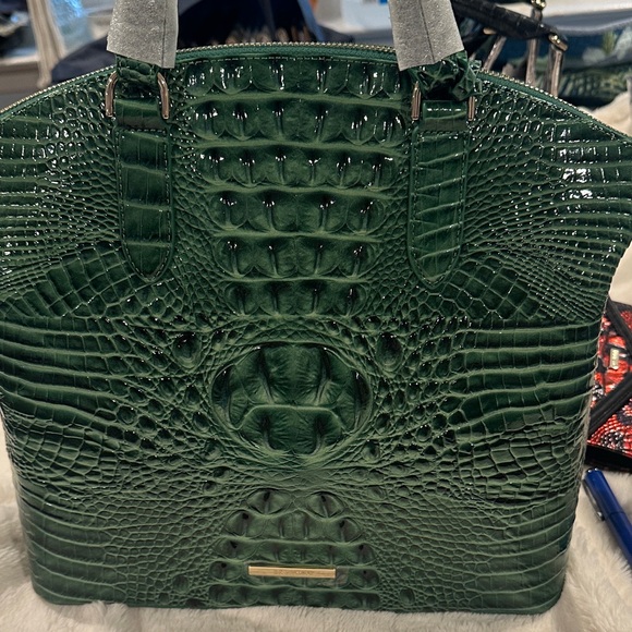 NWT Brahmin Large Duxbury Satchel Parakeet Melbourne - Picture 1 of 3